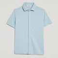 Polo uomo in micro piquet tinta in capo, design veneziano, manifattura italiana, comfort premium