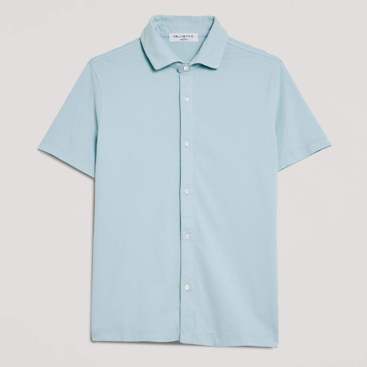 Polo uomo in micro piquet tinta in capo, design veneziano, manifattura italiana, comfort premium