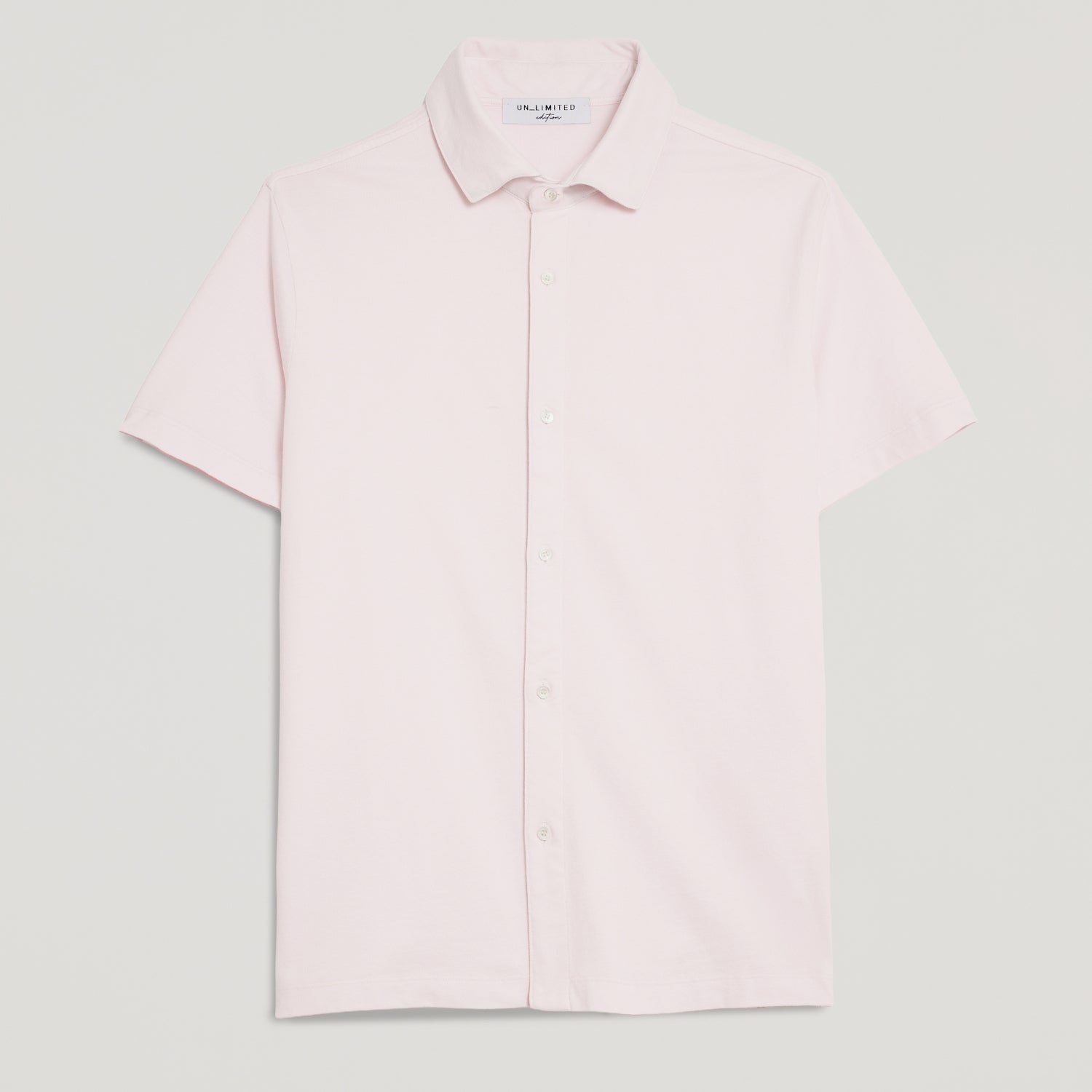 Camicia uomo rosa in micro piquet tinta in capo, design veneziano e comfort premium