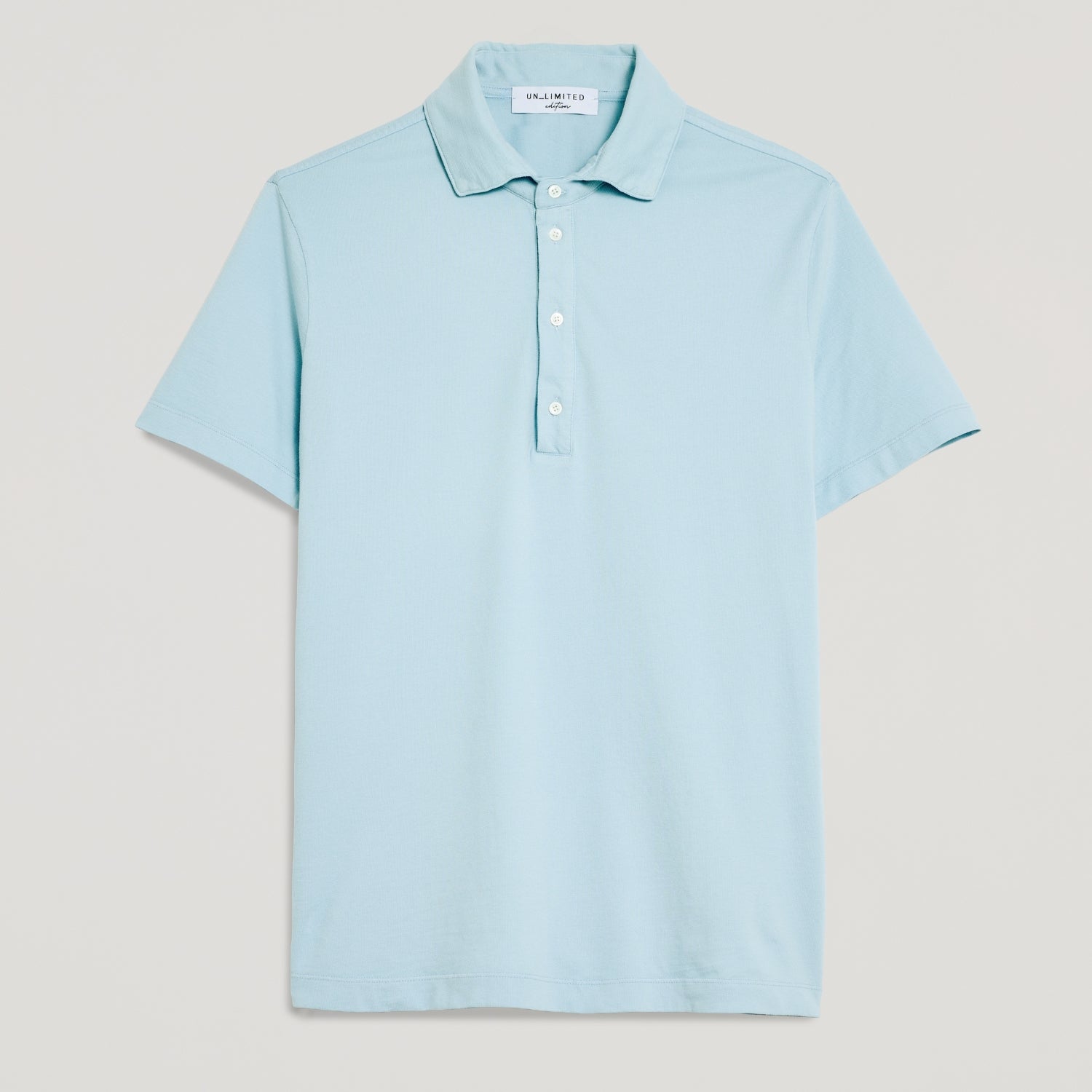 Polo uomo in micro piquet tinta in capo, design veneziano e comfort premium