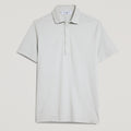 Polo uomo in micro piquet tinta in capo, design veneziano, manifattura italiana, comfort premium