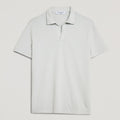 Polo uomo in micro piquet tinta in capo, design veneziano, manifattura italiana, comfort premium
