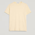 T-shirt uomo giallo chiaro in micro piquet tinta in capo, design veneziano e comfort premium