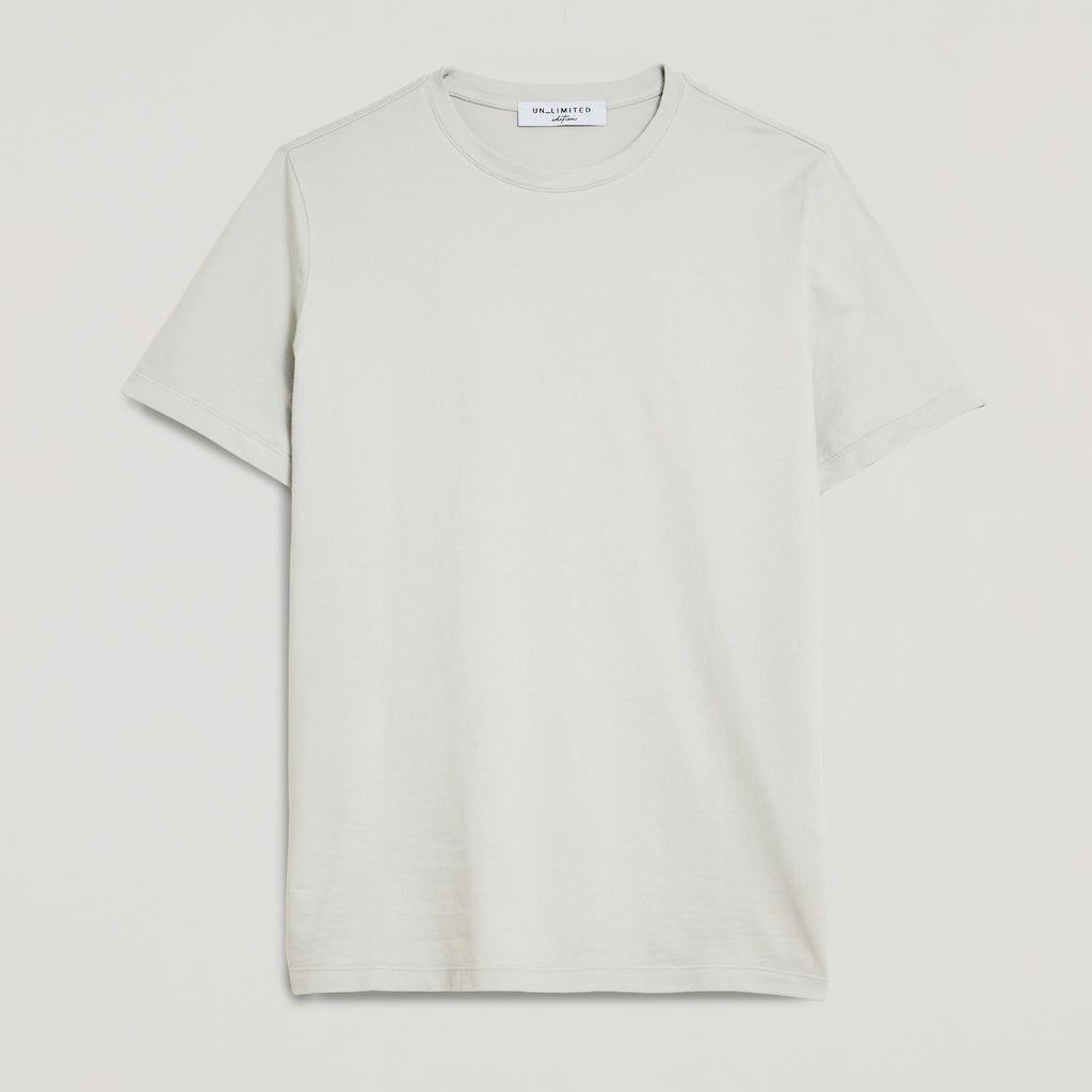 T-shirt uomo in micro piquet tinta in capo, design veneziano e comfort premium, manifattura italiana