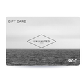 Carta regalo Unlimited Venezia da 90€ con design mare e logo elegante